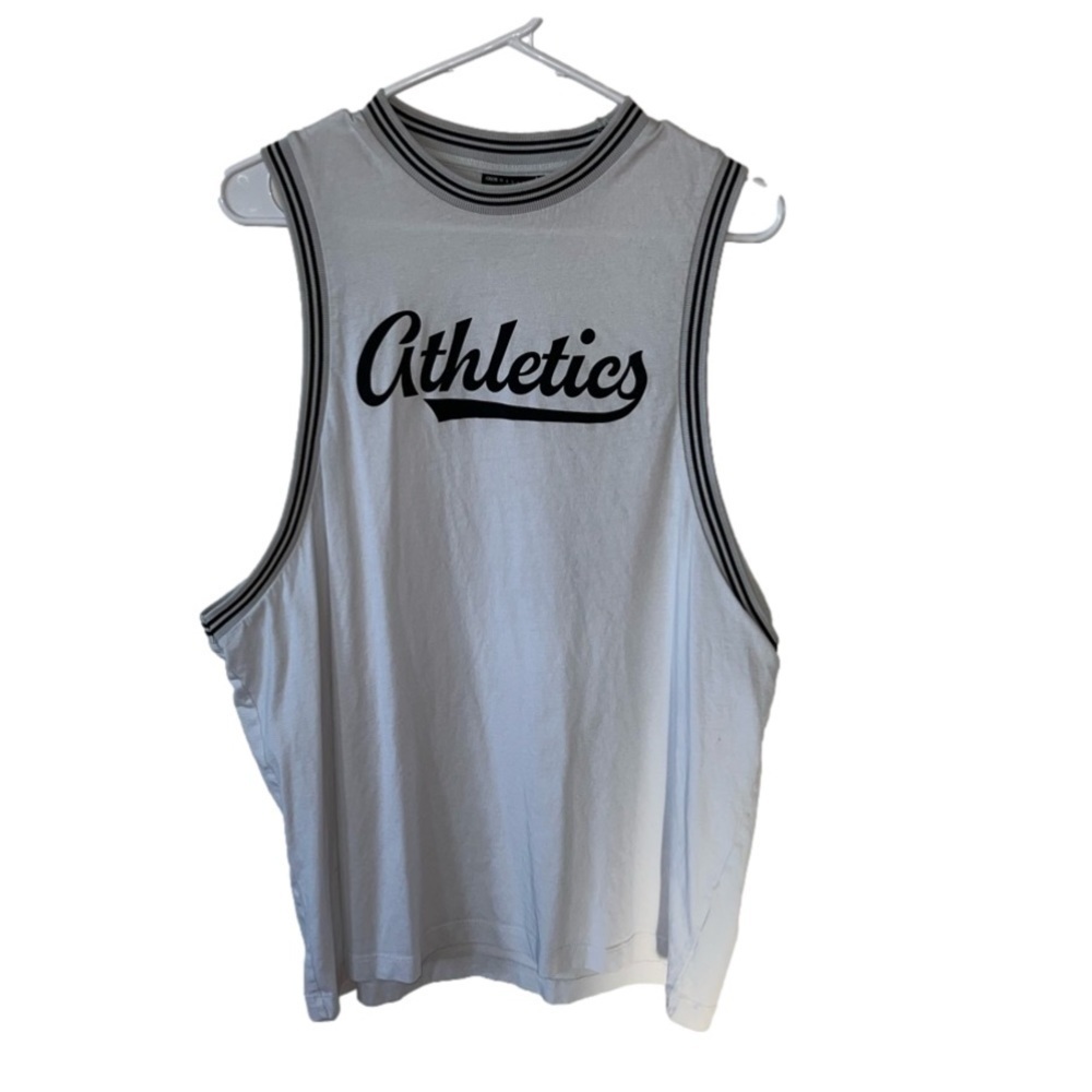 ASOS Athletics White Tank Top Size Medium